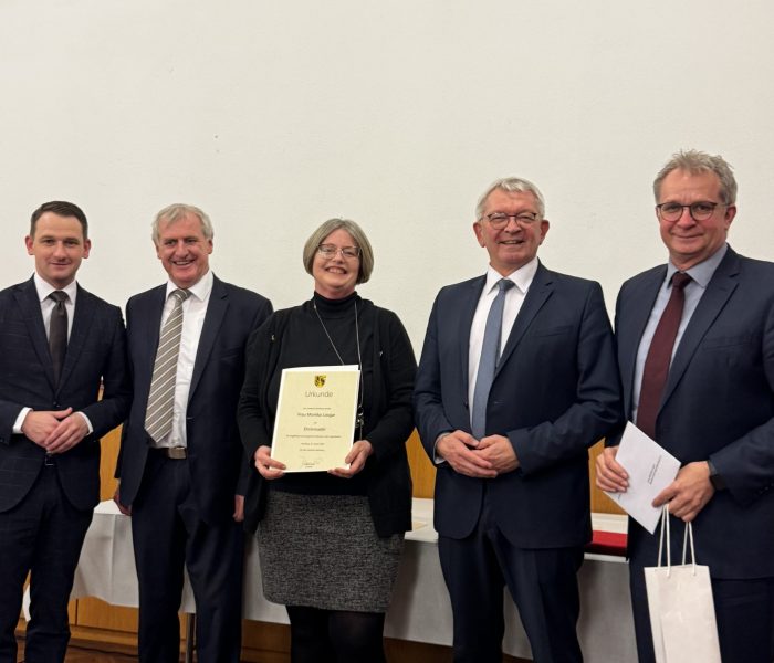 Preisverleihung Vereinsarbeit des Landkreis Bamberg